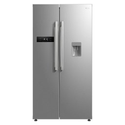 Side-by-side RB5201FMXE, 535 L, Clasa F, Total No Frost, LED, Dozator apa, H 177 cm