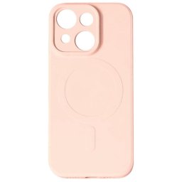 Husa Lemontti Husa Silicon iPhone 15 Plus MagSafe Roz