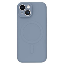 Husa Lemontti Husa Silicon iPhone 15 Plus MagSafe Gri