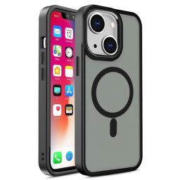 Husa Lemontti Husa Color Matte MagSafe iPhone 15 Plus Negru