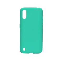 Husa Husa Samsung Galaxy A01 Lemontti Silicon Silky Turcoaz