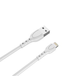 Husa Lemontti Cablu USB A la tip Lightning, 0.5m, Alb