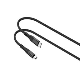 Husa Lemontti Cablu Super fast 100W Type-C la Type-C, 1.2m, laptop, Negru