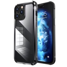 Husa Lemontti Husa Xtrans Metal Shield X1 iPhone 14 Pro Max Negru