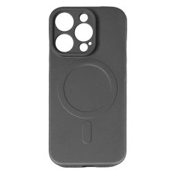 Husa Lemontti Husa Silicon iPhone 15 Pro Max MagSafe Negru