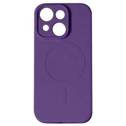 Husa Lemontti Husa Silicon iPhone 15 MagSafe Mov