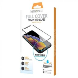 Husa Lemontti Folie Sticla Full Fit - Folie protecție ecran - compatibil cu Samsung Galaxy A15 - culoare Negru