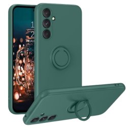 Husa Lemontti Husa Silicon Ring Samsung Galaxy S23 FE Verde