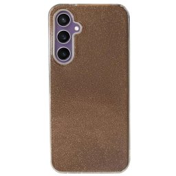 Husa Lemontti Husa Shining Samsung Galaxy S23 FE Transparent / Auriu