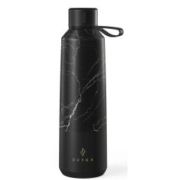 Husa Burga Sticla Termos Inox Black Marble, 500 ml