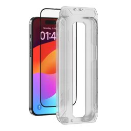 Folie Sticla Van Series Full Screen Ultra-Thin iPhone 15 Plus, cu kit montare Transparent