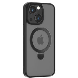 Husa Devia Husa Delight Series Magnetic iPhone 15 Plus cu suport Negru