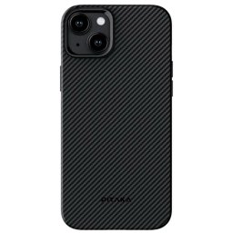 Husa Pitaka Husa MagEZ Pro 4 Aramida 600D iPhone 15 Plus, MagSafe Negru / Gri