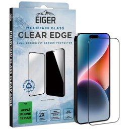 Eiger Folie Sticla 3D Mountain Glass iPhone 15 Plus Clear