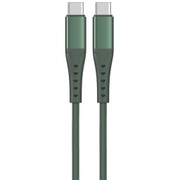 LEMCSTCF602MV USB Type-C/USB Type-C Fast Charge 60W 2m Verde