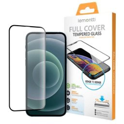 Lemontti Full Fit - Folie protecție ecran din Sticlă securizată - compatibil cu Samsung Galaxy A35 / A55 - culoare Negru