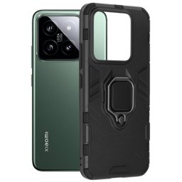 Husa Lemontti Silicon Shield - Husă silicon - compatibil cu Xiaomi 14 Ultra - culoare Negru