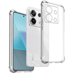Husa Lemontti Husa Shockproof Silicon Xiaomi Redmi Note 13 Pro 5G / Poco X6 Transparent