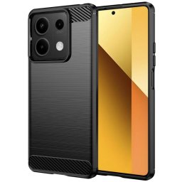 Husa Lemontti Husa Carbon Case Flexible Xiaomi Redmi Note 13 5G Negru