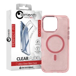Husa Lemontti Husa Glitter MagSafe iPhone 16 Pro Max Roz