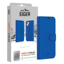 Husa Eiger Husa North Folio Case iPhone 16 Pro Albastru