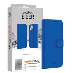 Husa Eiger Husa North Folio Case iPhone 16 Albastru