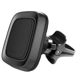 Suport auto telefon Lemontti 360 Flex, magnetic, grila ventilatie, negru