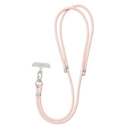 UAG Snur de umar universal Slim pentru telefon Civilian, Rose Quartz, lungime reglabila, pana la 160 cm