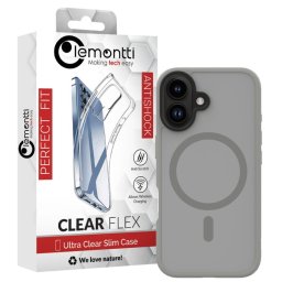 Husa Lemontti Husa Hybrid MagSafe iPhone 16 Gri