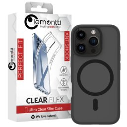Husa Lemontti Husa Hybrid MagSafe iPhone 16 Pro Max Negru