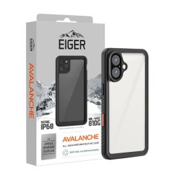 Husa Eiger Husa Avalanche iPhone 16 Plus Negru