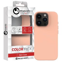 Husa Lemontti Husa Silicon MagSafe iPhone 16 Pro Portocaliu