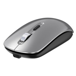 Mouse Lingo Series – Office, wireless dual-mode (2.4 GHz + Bluetooth), optic, DPI ajustabil, 3 butoane + scroll, gri