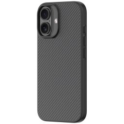 Husa Devia Husa Kevlar Series Ultra-thin MagSafe Shockproof iPhone 16 Negru