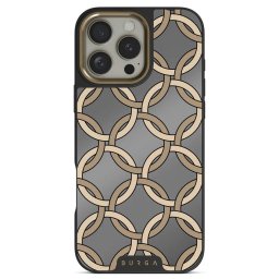 Husa Elite Mirror, Magsafe, Gold Heritage, iPhone 16 Pro, Gri