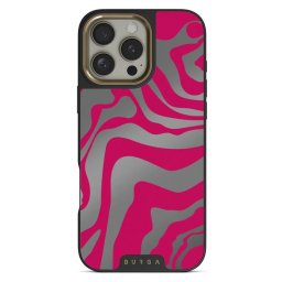 Husa Elite Mirror, Magsafe, Gold Siren, iPhone 16 Pro Max, Roz