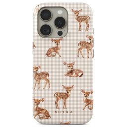 Husa Dual Layer Bambi, iPhone 16 Pro Max, Bej