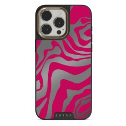 Husa Elite Mirror, Magsafe, Gold Siren, iPhone 15 Pro, Roz