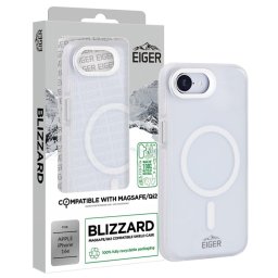 Husa Eiger Husa Blizzard Magsafe GRS iPhone 16e Alb