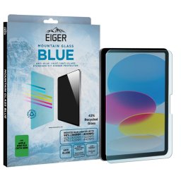 Sticlă de protecție tabletă Eiger securizata Mountain Glass pentru iPad 10.9 inch – Albastru