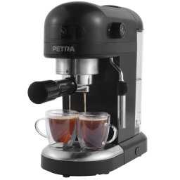 Espressor Espressor Manual, PT5240BVDE, 2 cesti, 1450 W, 1.4 L, Negru/Inox