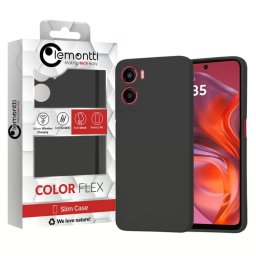 Husa Lemontti Husa Silicon Soft Slim Motorola Moto G05 / E15 Negru