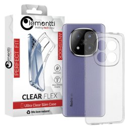 Husa Lemontti Husa Silicon Clear Xiaomi Redmi Note 14 Pro+ 5G Transparent