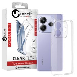 Husa Lemontti Husa Silicon Clear Xiaomi Redmi Note 14 4G Transparent