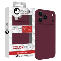 Husa Lemontti Husa Silicon Soft Slim Magsafe iPhone 17 Pro Max Visiniu