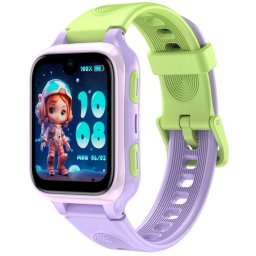 Smartwatch LAGENIO Smartwatch pentru copii K9 , Premium 4G cu Functie Telefon & AI, Slim, Localizare GPS, Control Parental, Buton SOS, Mov