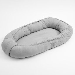Muslin nest for baby New Baby light grey