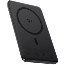 Baterie Externa Wireless Baseus PicoGo AM41, 10000mAh, 27W, PD + FQI, 1 x QI - 1 x USB-C, Neagra E0027201