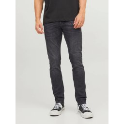 Jack & Jones Blugi barbati GLENN, cu talie joasa si croiala Slim fit, Negru (SELECTATI MARIMEA: 36, SELECTATI LUNGIMEA: 32)