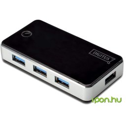 DIGITUS USB 3.0 Hub 4-port negru